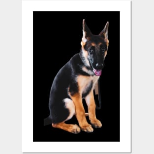 i love German Shepherd Posters and Art